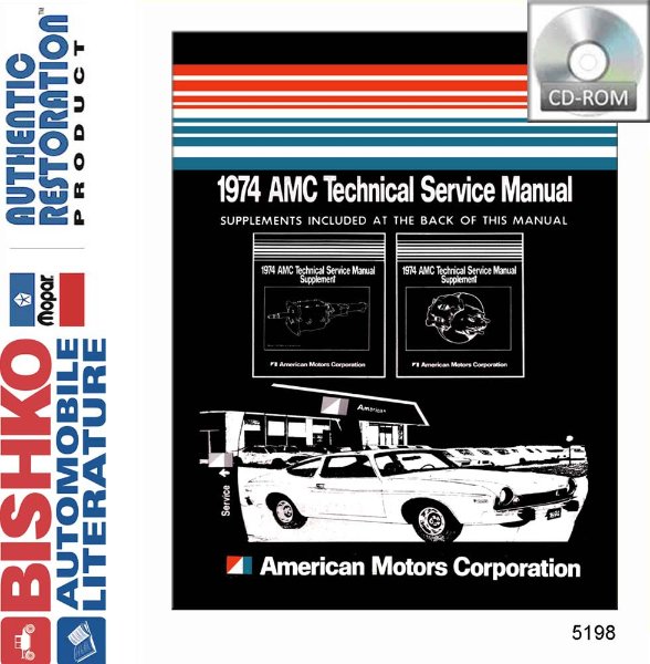 1974 AMC All Models Factory Shop Service Manual