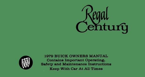 1979 Buick Century Owner's Manual