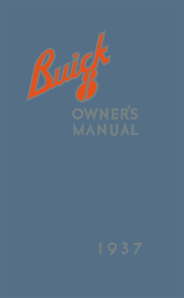 1937 Buick All Models Owner's Manual