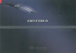 2008 Kia Optima Owner's Manual