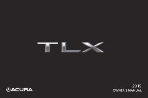 2015 Acura TLX Owner's Manual