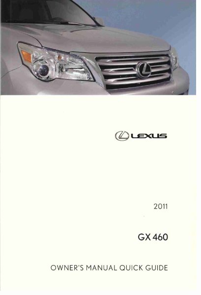 2011 Lexus GX 460 Owner's Manual