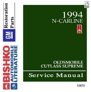 1994 Oldsmobile Cutlass Supreme Factory Shop Service Manual