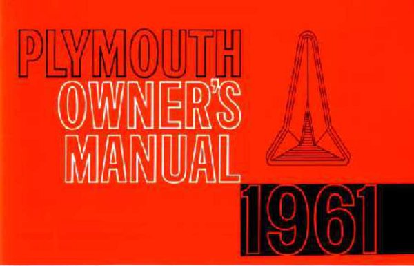 1961 Plymouth All Models Owner's Manual