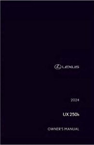 2024 Lexus UX 250h Owner's Manual