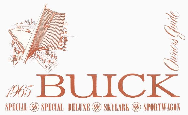 1965 Buick Skylark, Special Owner's Manual