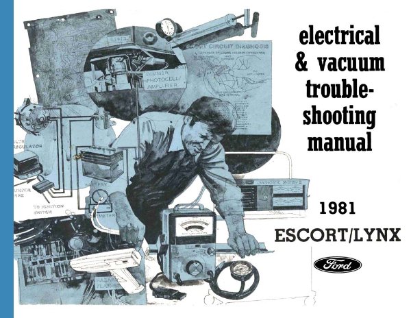 1981 Ford Escort, Lynx Wiring Diagrams Manual