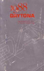 1988 Dodge Daytona Owner's Manual