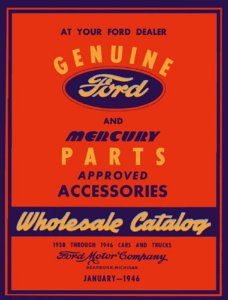 1938–1946 Ford CAR TRUCK MERCURY Parts Book