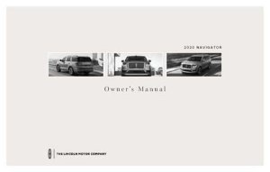 2020 Lincoln Navigator Owner's Manual