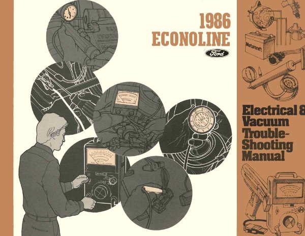 1986 Ford Truck Econoline Wiring Diagrams Manual