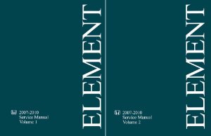 2007–2010 Honda Element Factory Shop Service Manual
