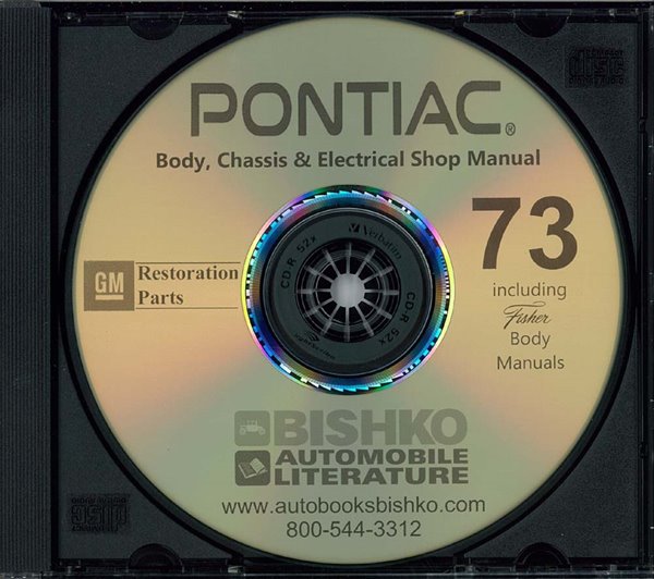 1973 Pontiac ALL MODELS FISHER BODY Factory Shop Service Manual