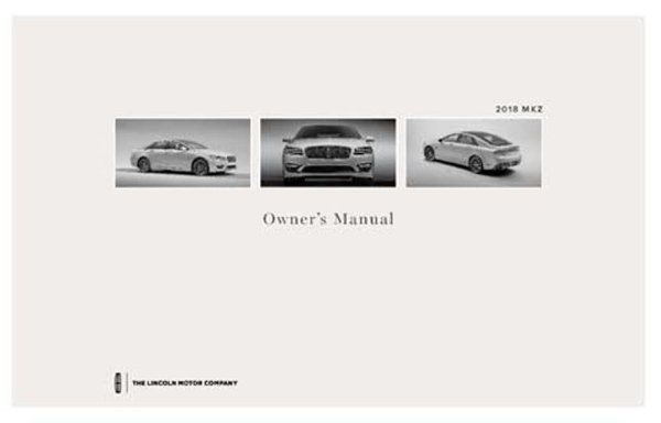 2018 Lincoln MKZ Owner's Manual