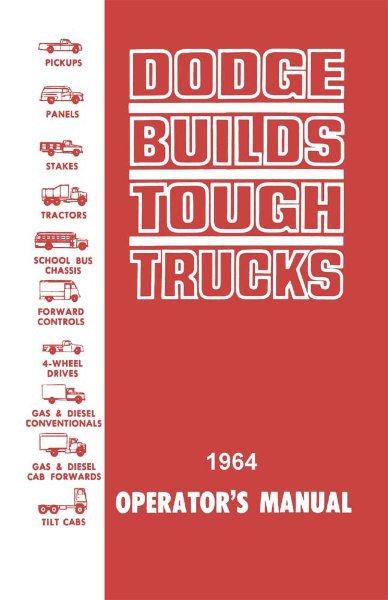 1964 Dodge All Models Owner's Manual