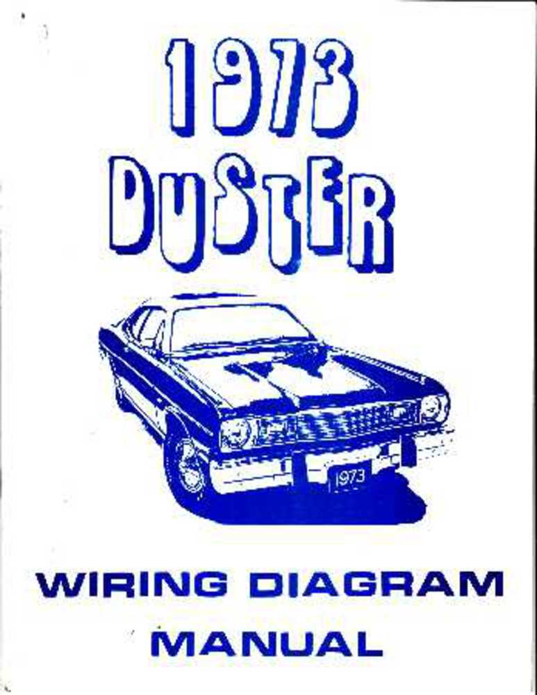 1973 Plymouth Duster Electrical Wiring Diagrams Schematics