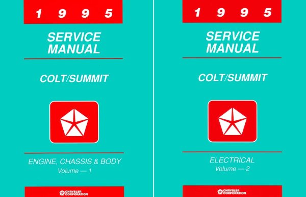 1995 Dodge Colt, Summit Factory Shop Service Manual