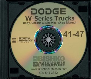 1941–1947 Dodge Truck All Models Factory Shop Service Manual