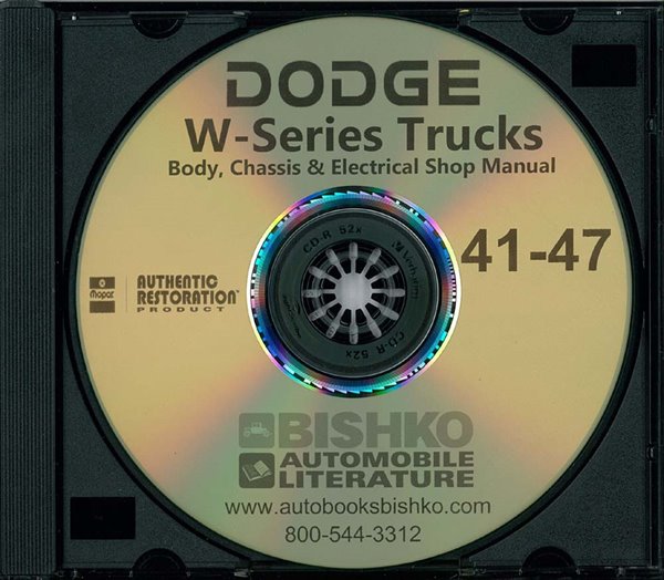 1941–1947 Dodge Truck All Models Factory Shop Service Manual
