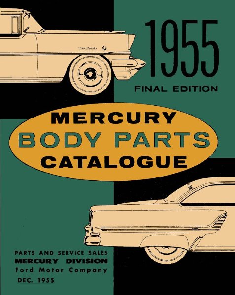 1955 Mercury Custom, Montclair, Monterey Parts Book