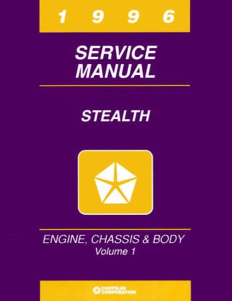 1996 Dodge Stealth Factory Shop Service Manual