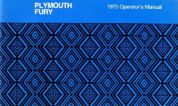 1975 Plymouth Fury Owner's Manual