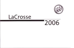 2006 Buick LaCrosse Owner's Manual