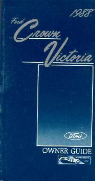 1988 Ford Crown Victoria Owner's Manual