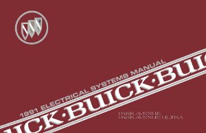 1991 Buick Park Avenue Wiring Diagrams Manual