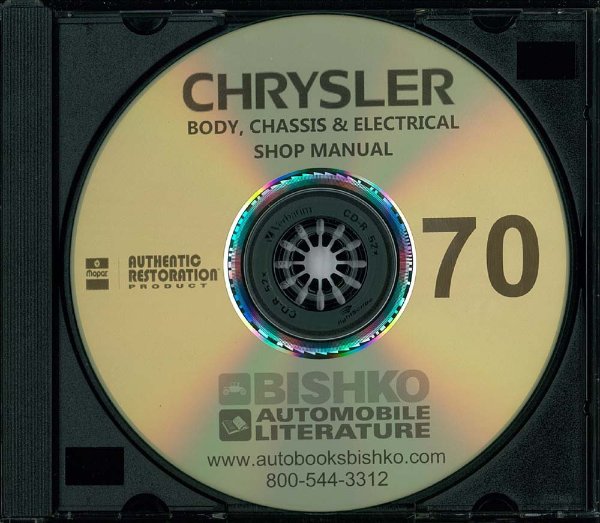 1970 Chrysler IMPERIAL - ALL MODELS Factory Shop Service Manual