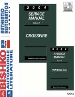 2004 CHRYSLER CROSSFIRE Body, Chassis & Electrical Service Manual sample image