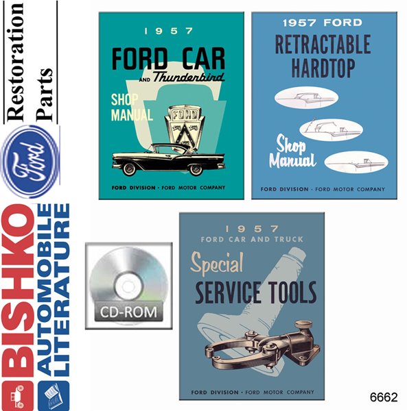 1957 Ford Car Shop Service Repair Manual PDF