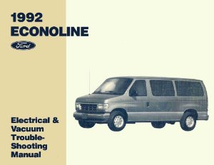 1992 Ford Truck Econoline Wiring Diagrams Manual