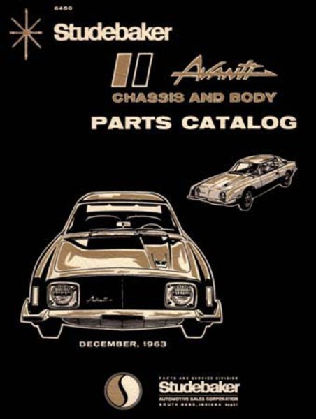 1963–1964 Studebaker Avanti Parts Book