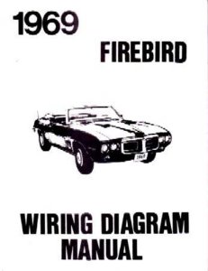 1969 Pontiac Firebird, Trans Am Wiring Diagrams Manual