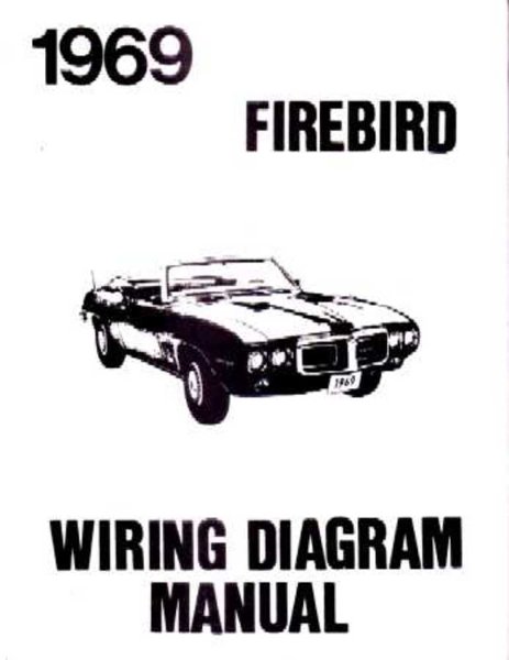 1969 Pontiac Firebird, Trans Am Wiring Diagrams Manual