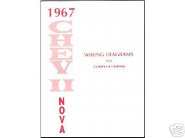 1967 Chevrolet Chevy II, Nova Wiring Diagrams Manual