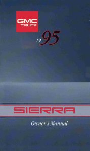 1995 GMC Sierra Owner's Manual