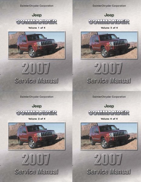 2007 Jeep Commander Factory Shop Service Manual