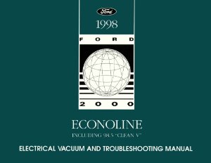 1998 Ford Truck Econoline Wiring Diagrams Manual