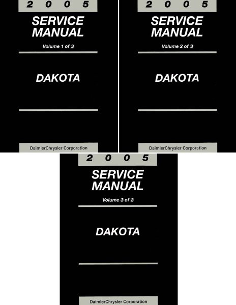 2005 Dodge Truck Dakota Factory Shop Service Manual