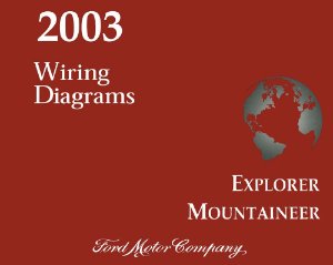 2003 Ford Truck Explorer, Mountaineer Wiring Diagrams Manual