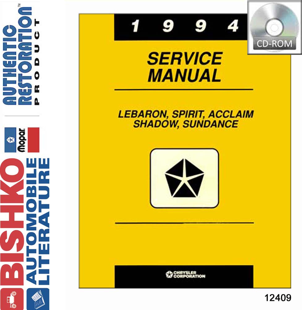 1994 Chrysler Lebaron, Shadow, Spirit, Acclaim