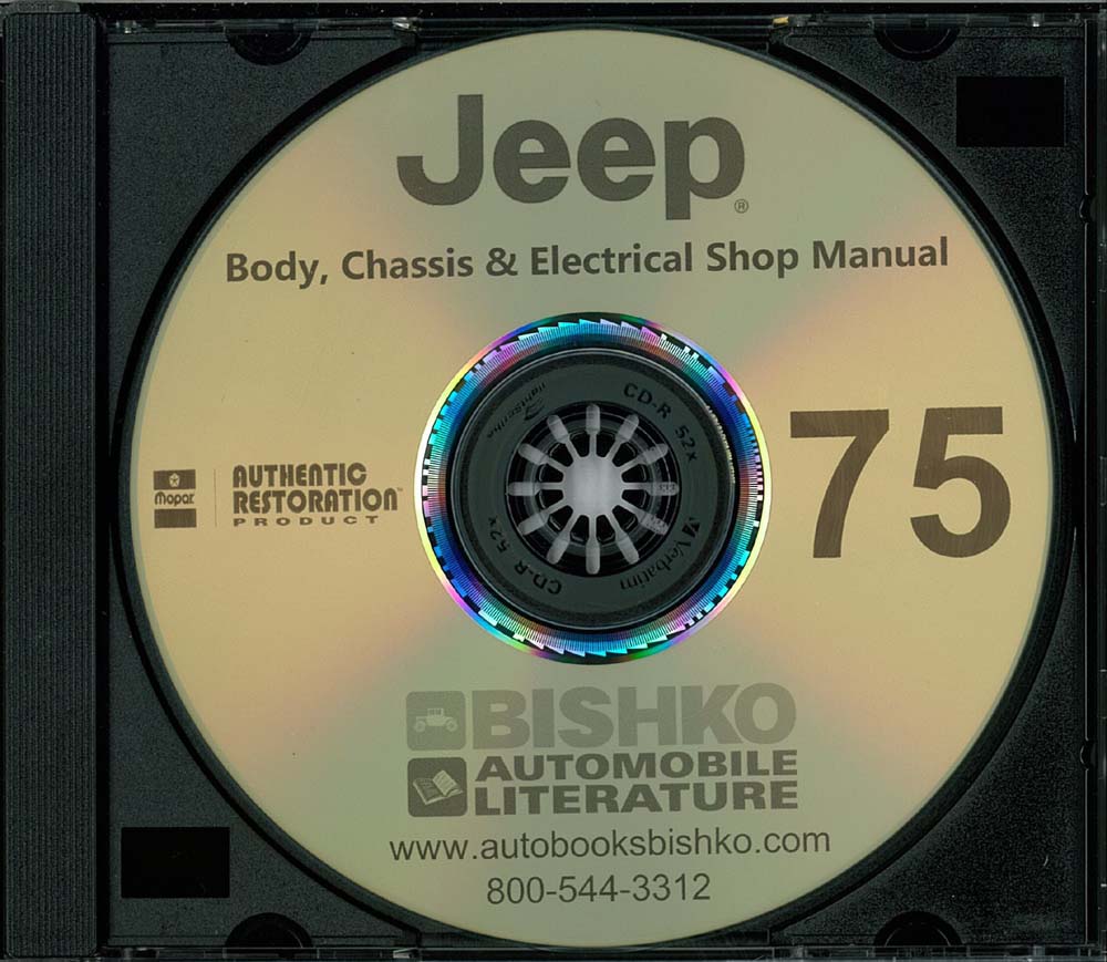 1975 JEEP Body, Chassis & Electrical Service Manual
