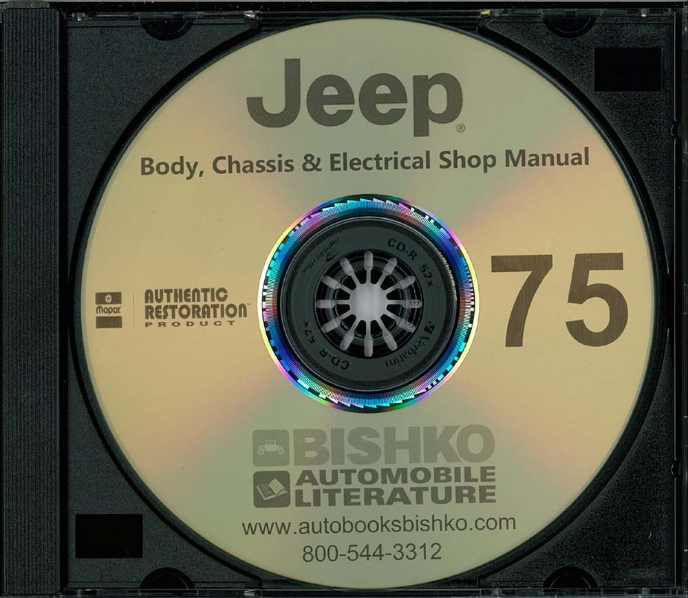 1975 JEEP Body, Chassis & Electrical Service Manual