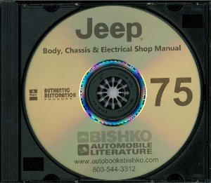 1975 Jeep All Models Factory Shop Service Manual