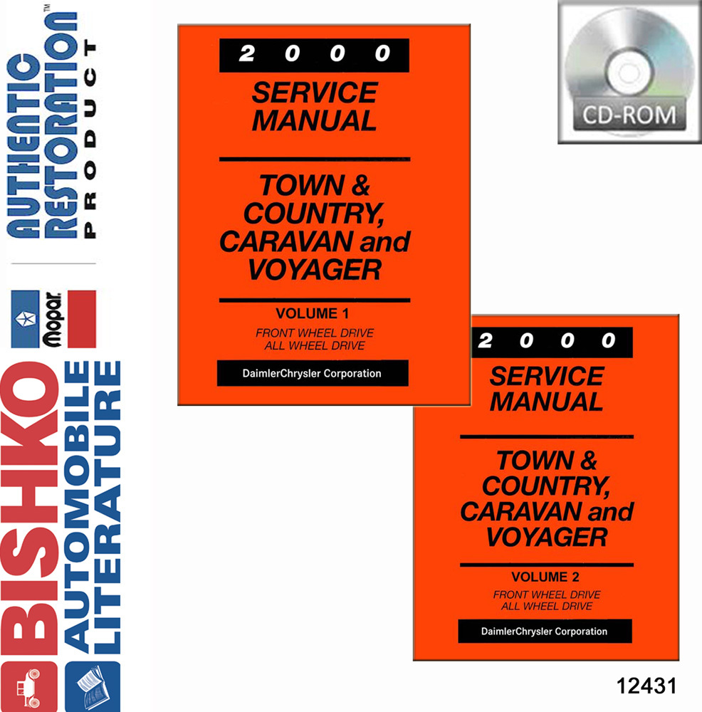 2000 Chrysler Town & Country, Caravan, Voyager Factory Shop Service Manual