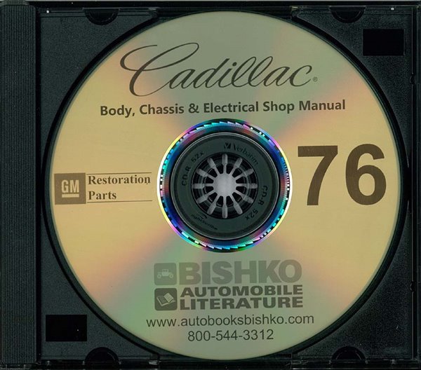 1976 Cadillac ALL MODELS FISHER BODY Factory Shop Service Manual
