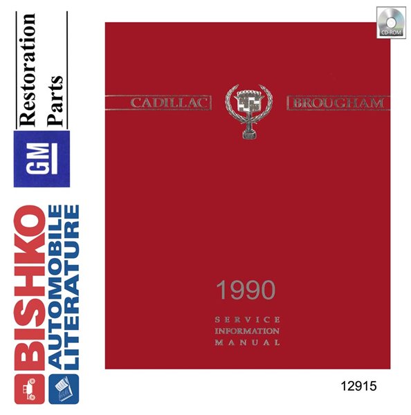 1990 Cadillac Brougham Factory Shop Service Manual