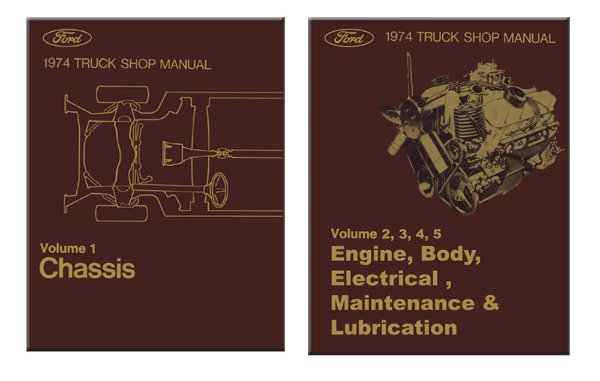 1974 Ford Truck F-100, F-250, F-350 Factory Shop Service Manual